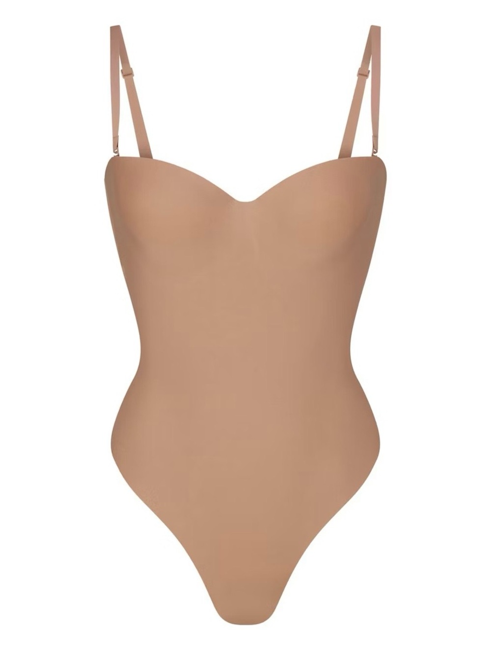 NWT SKIMS Molded Underwire Bodysuit Sz L in Sienna